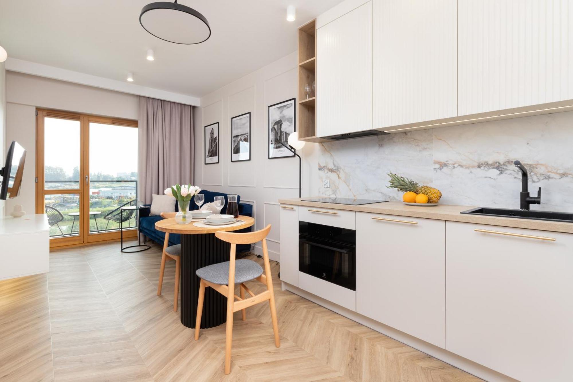 Sienna Grobla Apartment With View Of The Motlawa Terrace & Sauna, Gym By Noclegi Renters غدانسك المظهر الخارجي الصورة