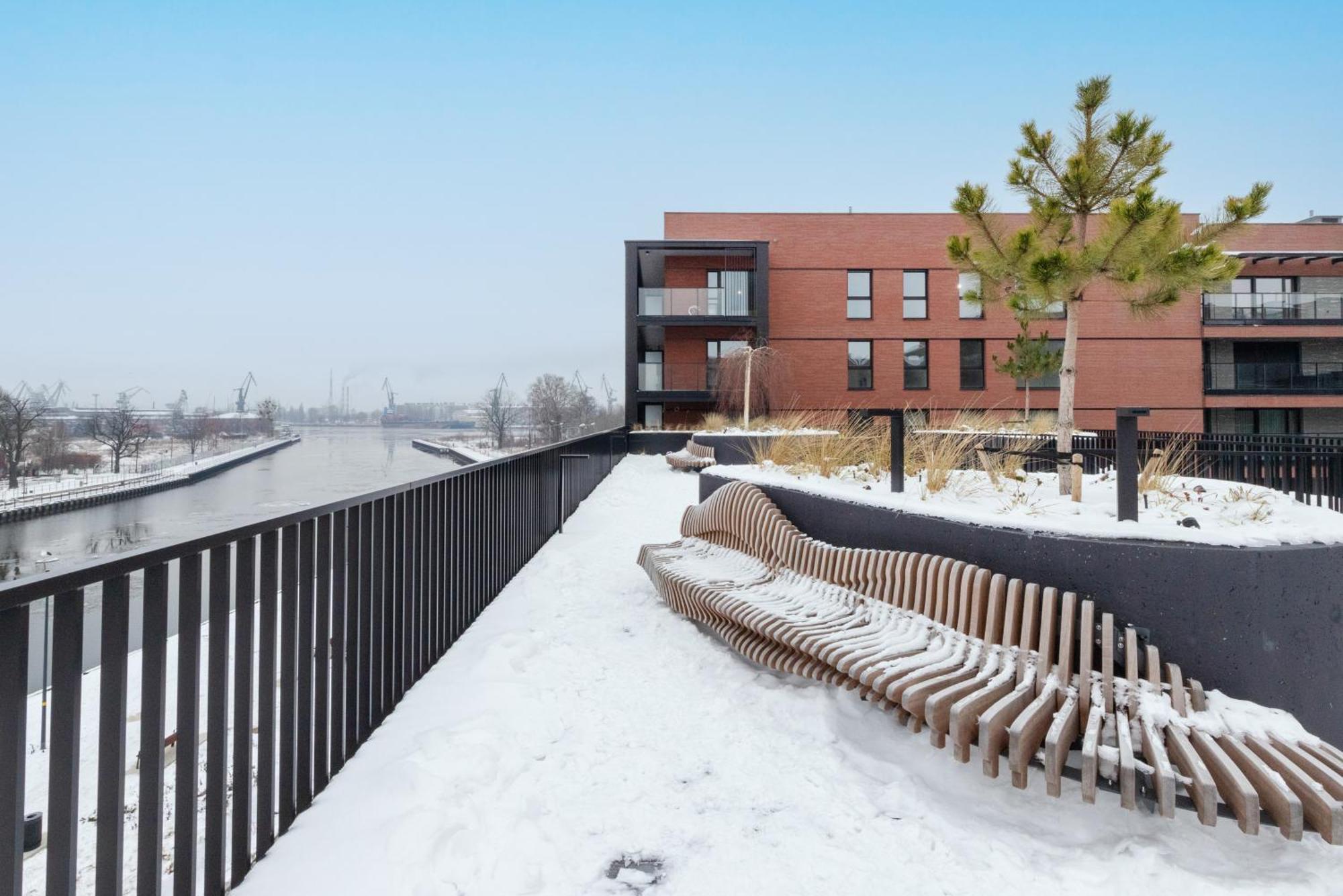 Sienna Grobla Apartment With View Of The Motlawa Terrace & Sauna, Gym By Noclegi Renters غدانسك المظهر الخارجي الصورة